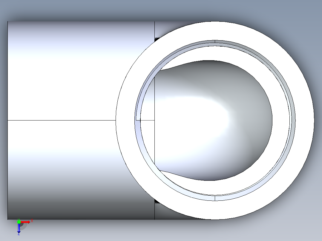 聚氯乙烯配件06-Sch80_90Elbow_SxFPT_807-012 _1.25in俯视图