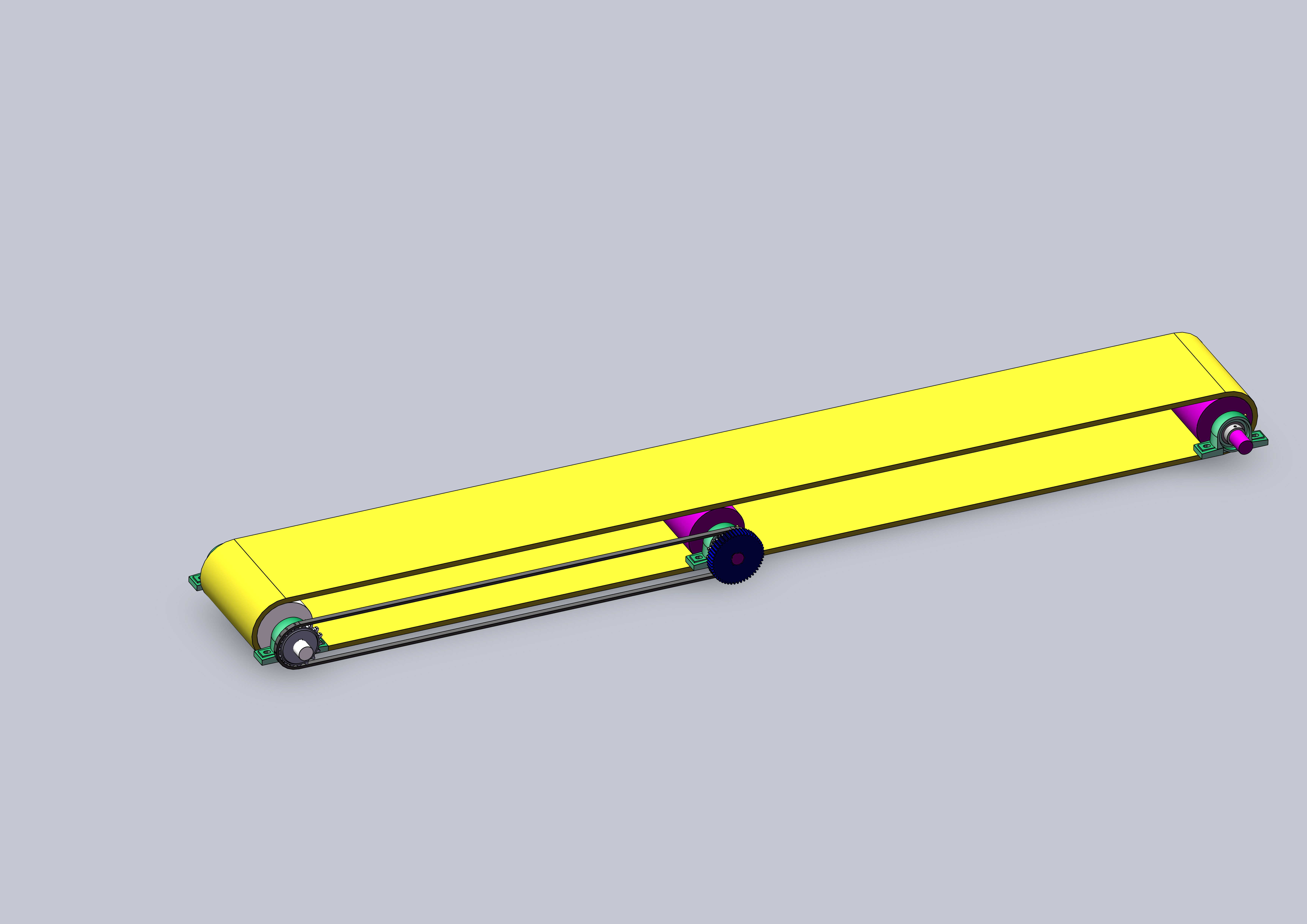 切丝切片系统三维模型