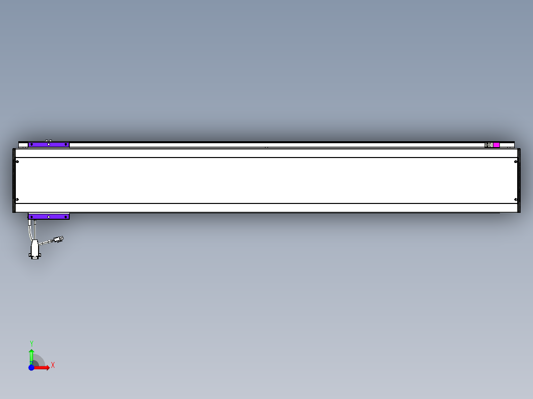 威洛博VL系列直线电机模组-VL17E1-S1150前视图