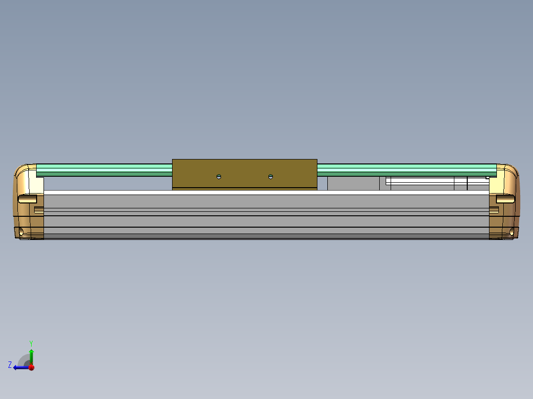 MTH丝杆半封闭模组MTH14-M-60右视图