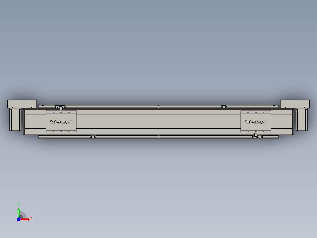 威洛博双电机滑台-VBC14S2-L50-S850-BLR-P40-C6前视图