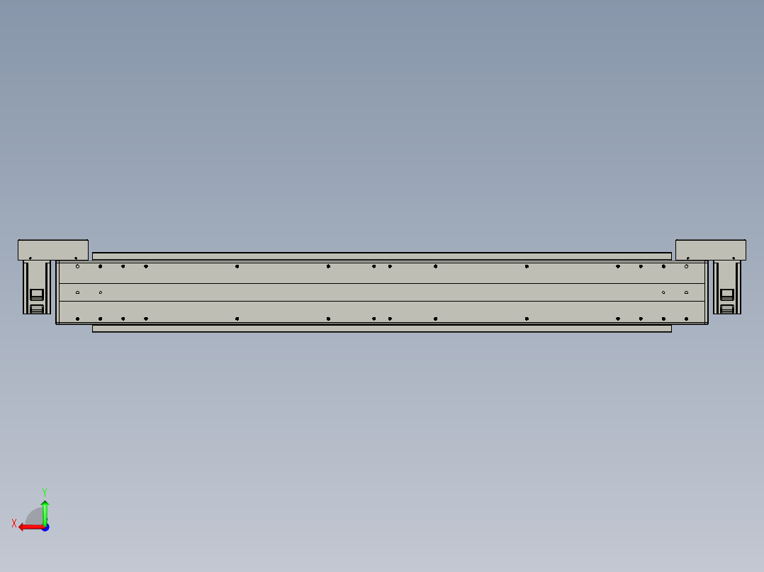 威洛博双电机滑台-VBC14S2-L50-S850-BLR-P40-C6后视图