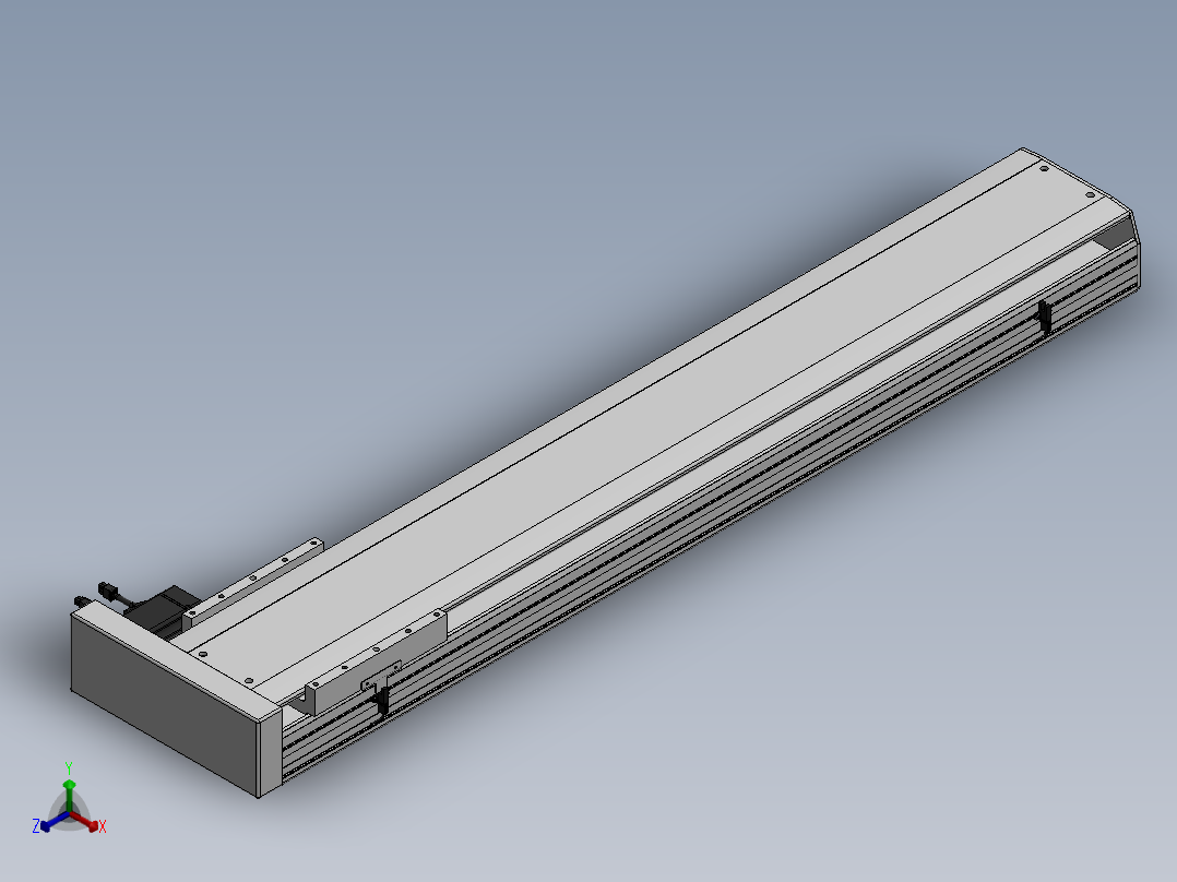 精密模组MY220-T10-1150L-BR-P75B-C4-C正等轴测图