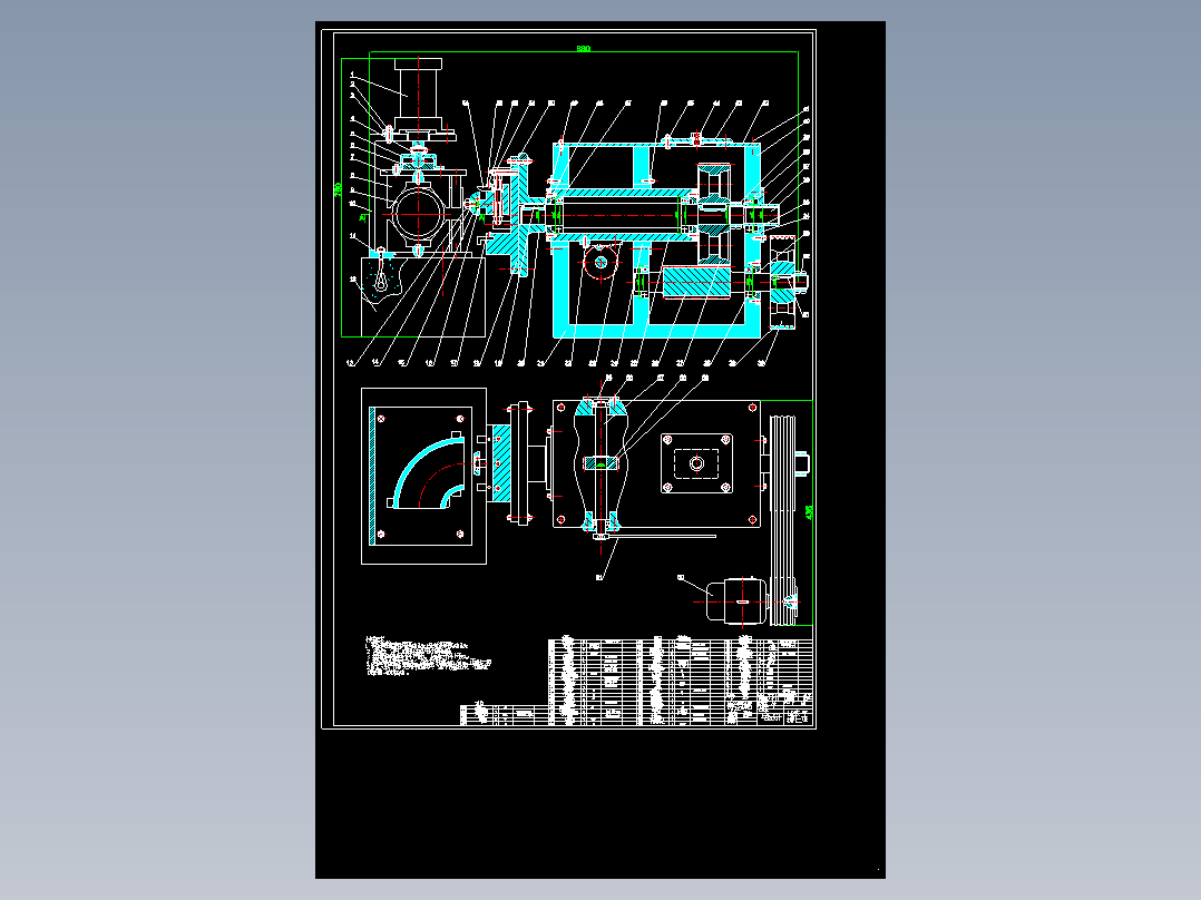 φ323.9-R457 90°长半径弯头坡口装置设计