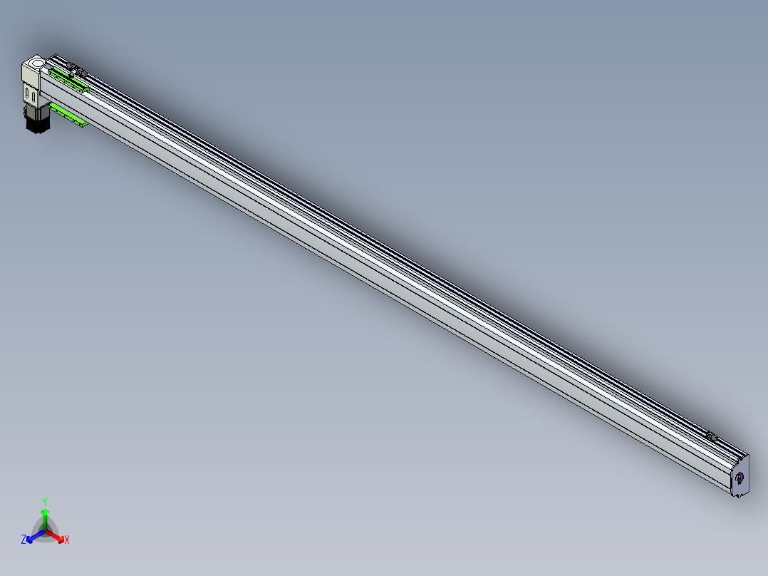 同步带滑台-半封闭B13-L90-S2600-L-P40-D3