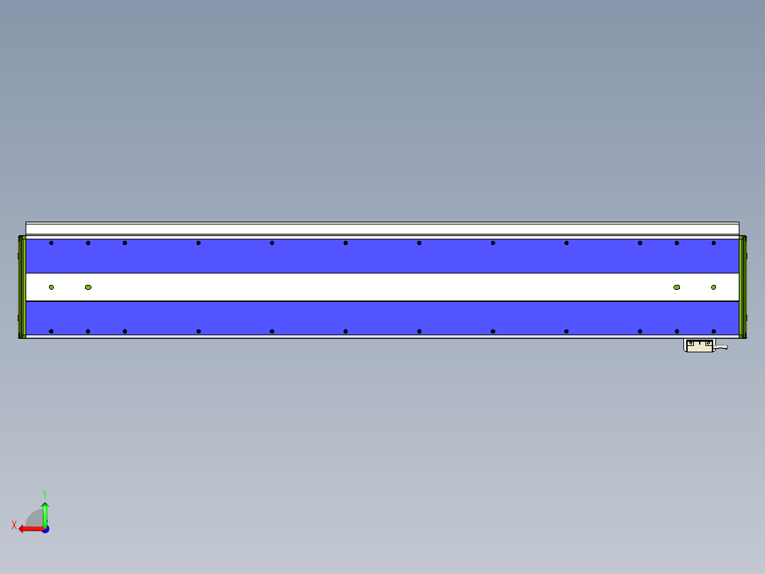威洛博LC系列3d模型模组LC14S1Y-S800后视图