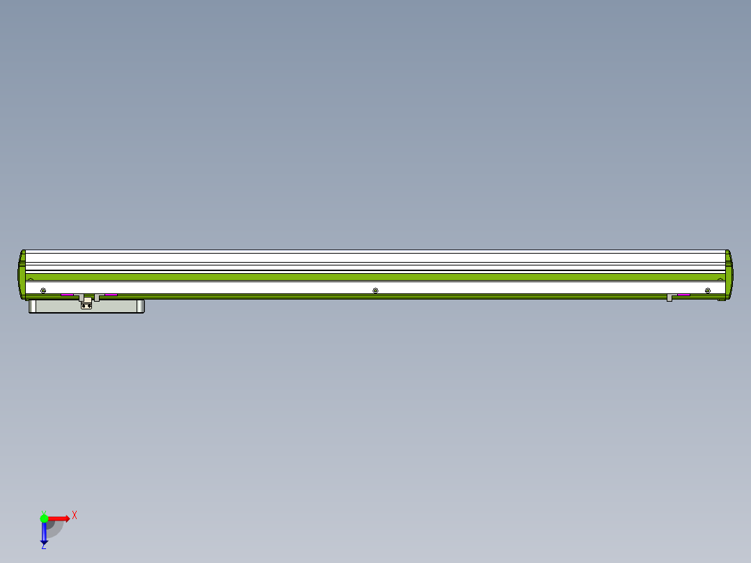 威洛博LC系列3d模型模组LC14S1Y-S800俯视图