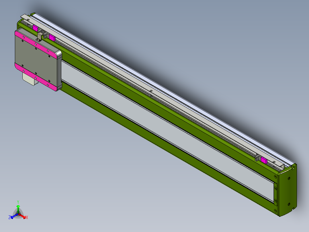 威洛博LC系列3d模型模组LC14S1Y-S800正等轴测图