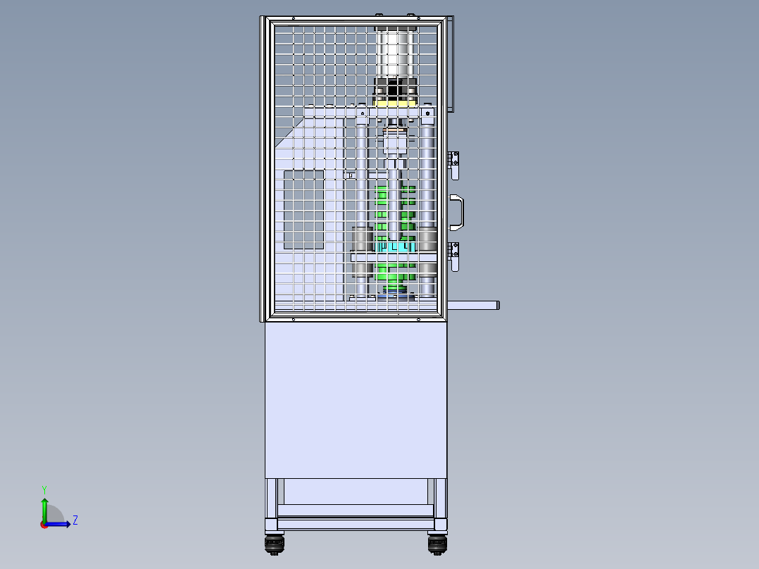 拆齿机sw20可编辑左视图