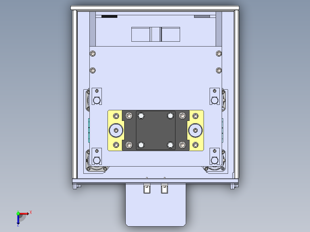 拆齿机sw20可编辑俯视图