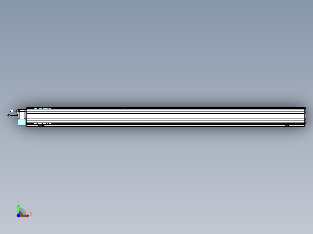 威洛博VBF同步带传动一般环境VBF14-L45-S2000-BLU-ZP40-C3前视图