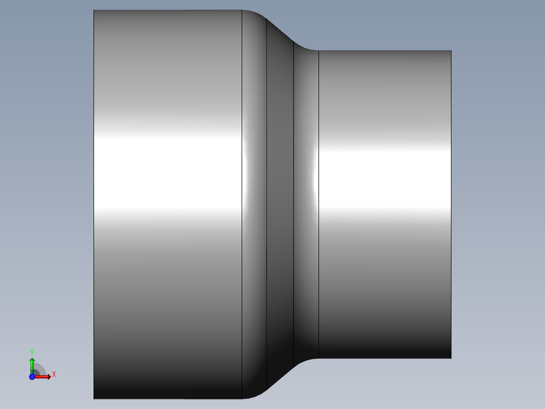 PVC管件-4x3_R-Socket右视图