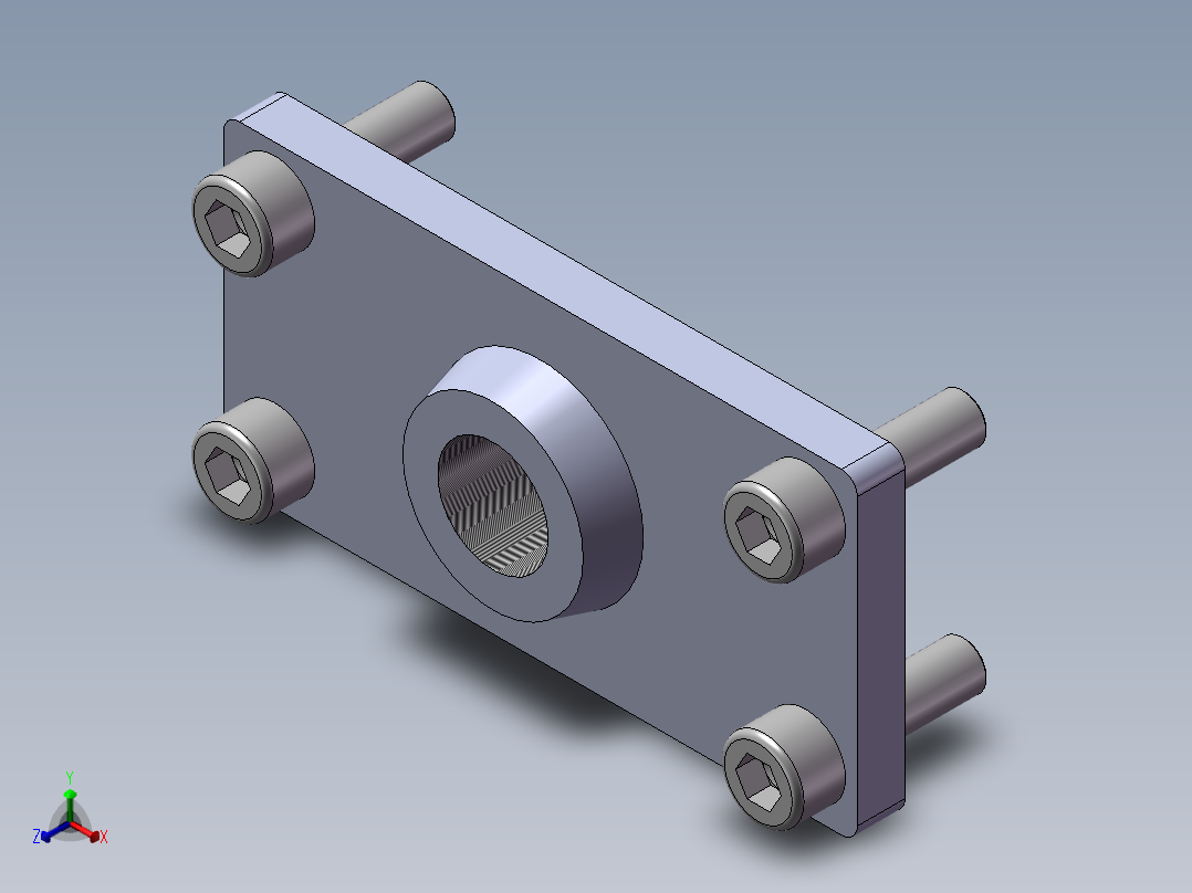 铝型材及其附件5.31.40.4080.M16正等轴测图