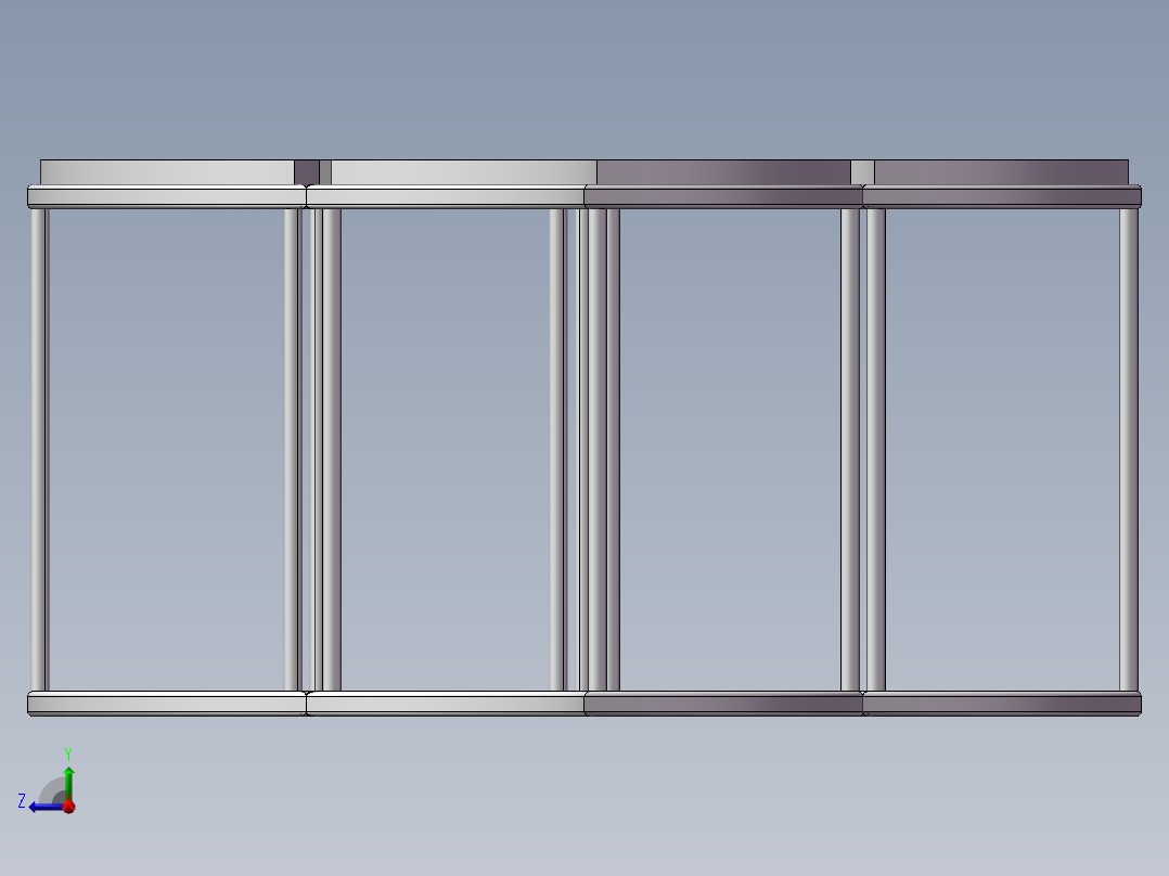 拼装茶几右视图