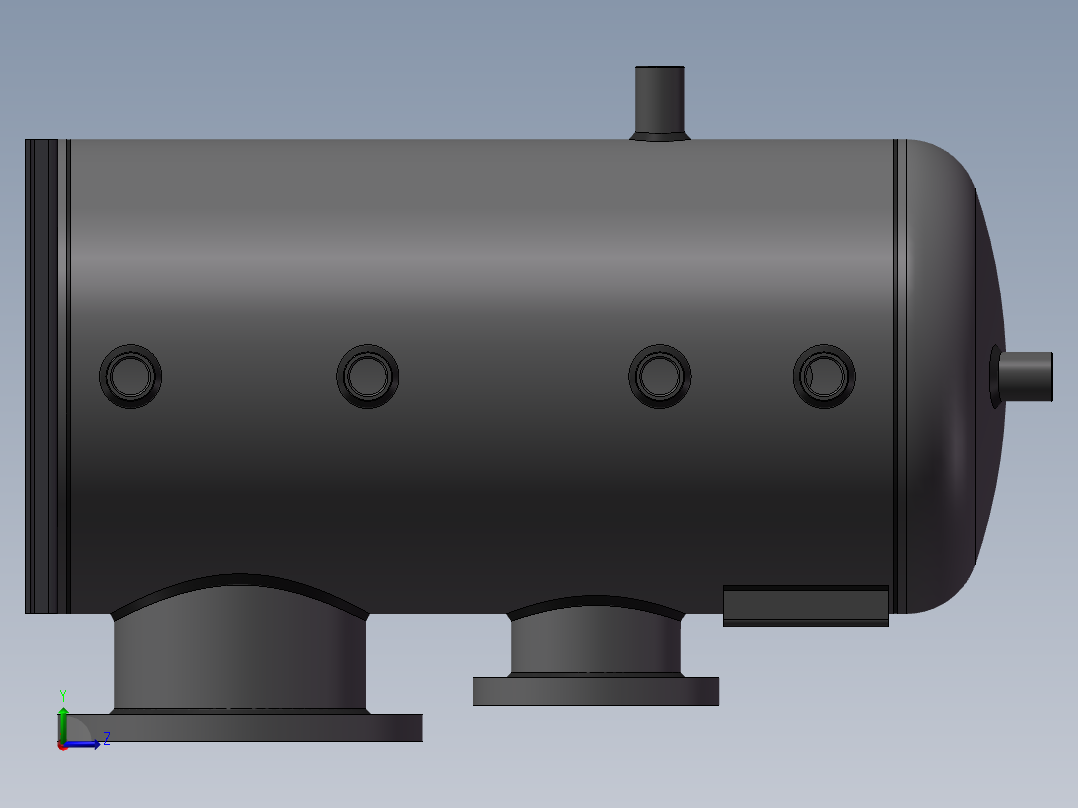 压力容器左视图