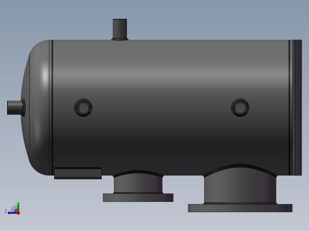 压力容器右视图