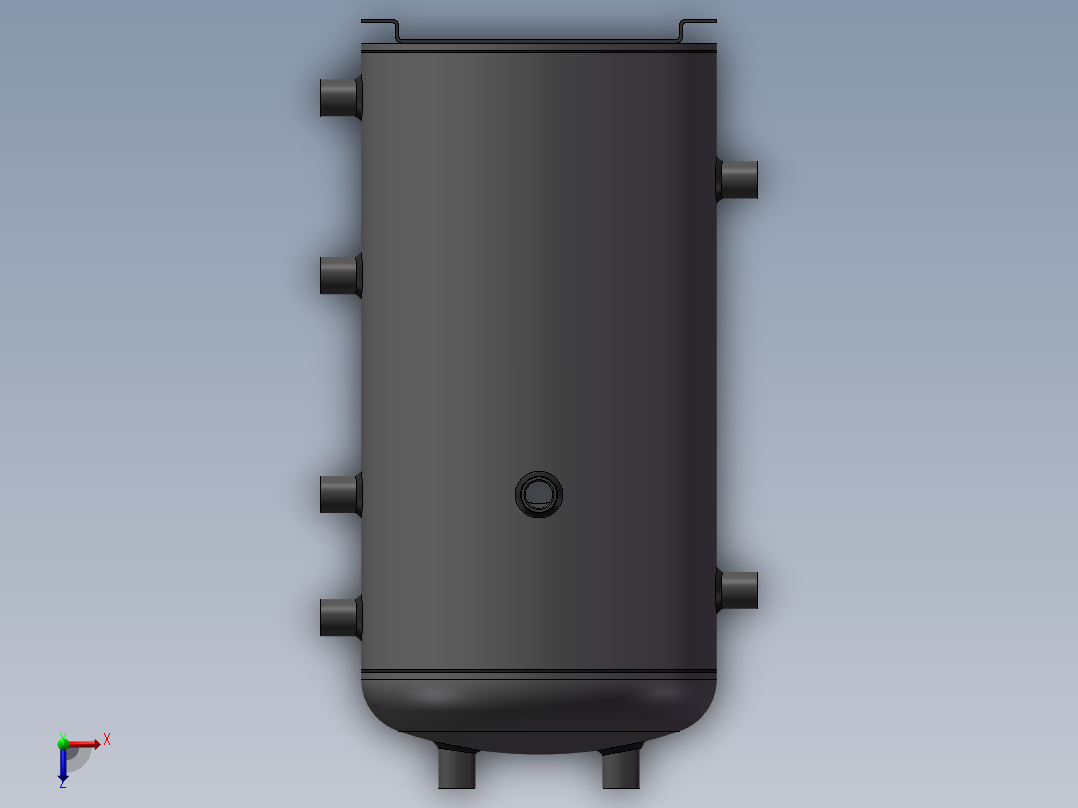 压力容器俯视图