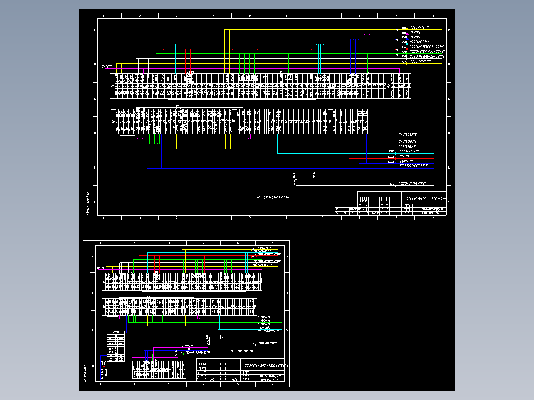 220kV线路PLP01-13SC保护屏端子排(B066-500-1717)