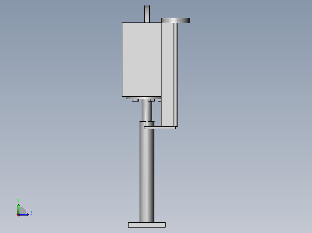 电气控制柜左视图