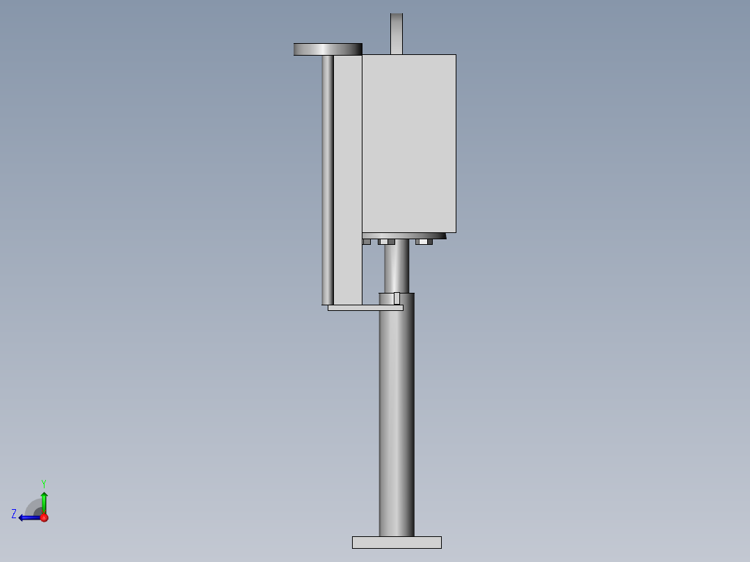 电气控制柜右视图