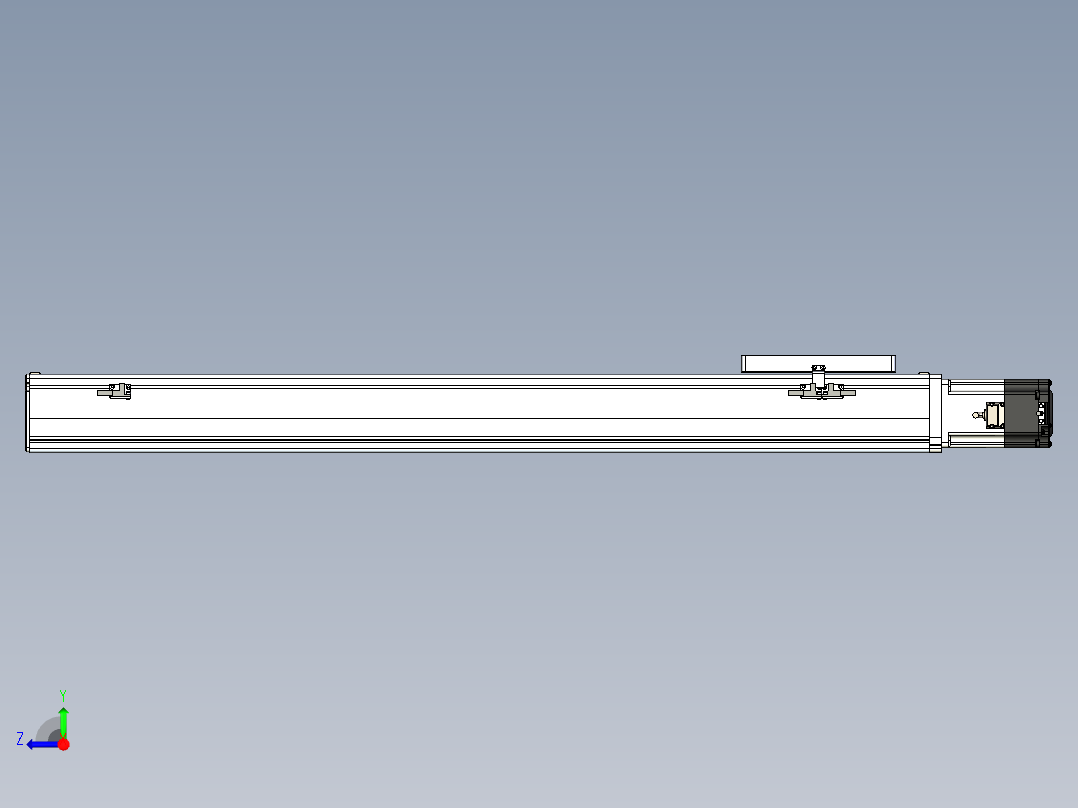 丝杠滑台-全封闭-EC17-Lx-C-S800-BC-P75-D3右视图
