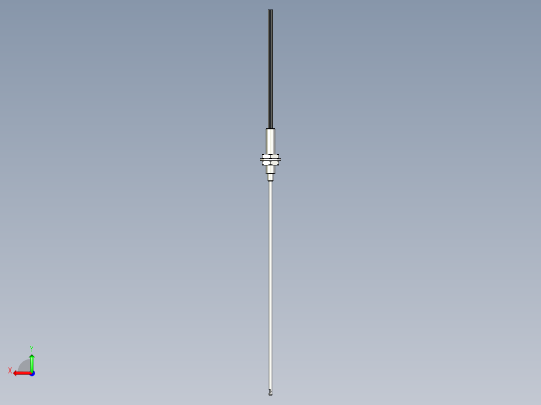 侧视光纤_漫反射型FR-F410-L后视图