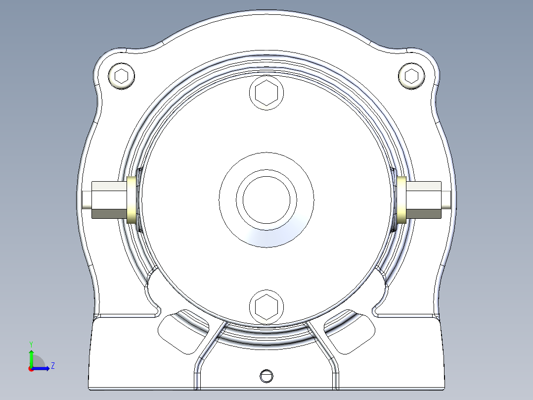 绞车 卷扬机 (25)左视图