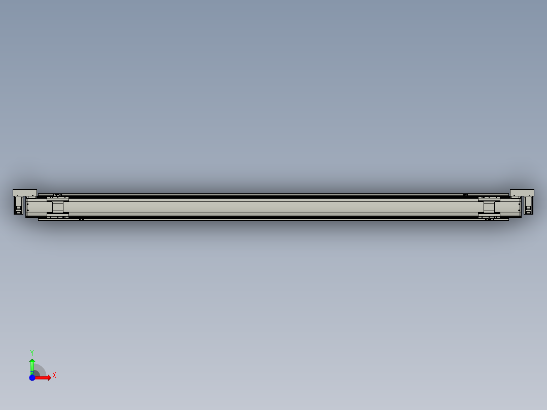 威洛博双电机滑台-VBF14S2-L50-S2600-BLR-P40-C6前视图