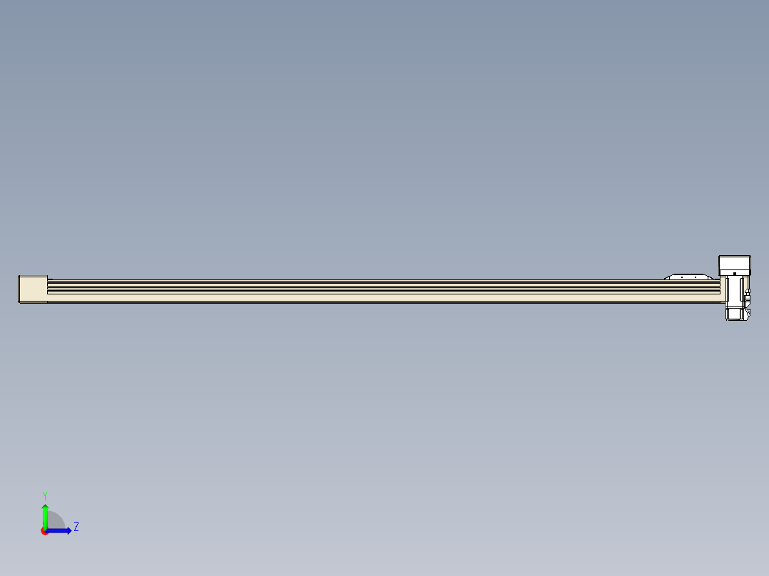 同步带全封闭直线模组TPA-HCB-65S-90-L1250-ML-Y-P10-N3左视图