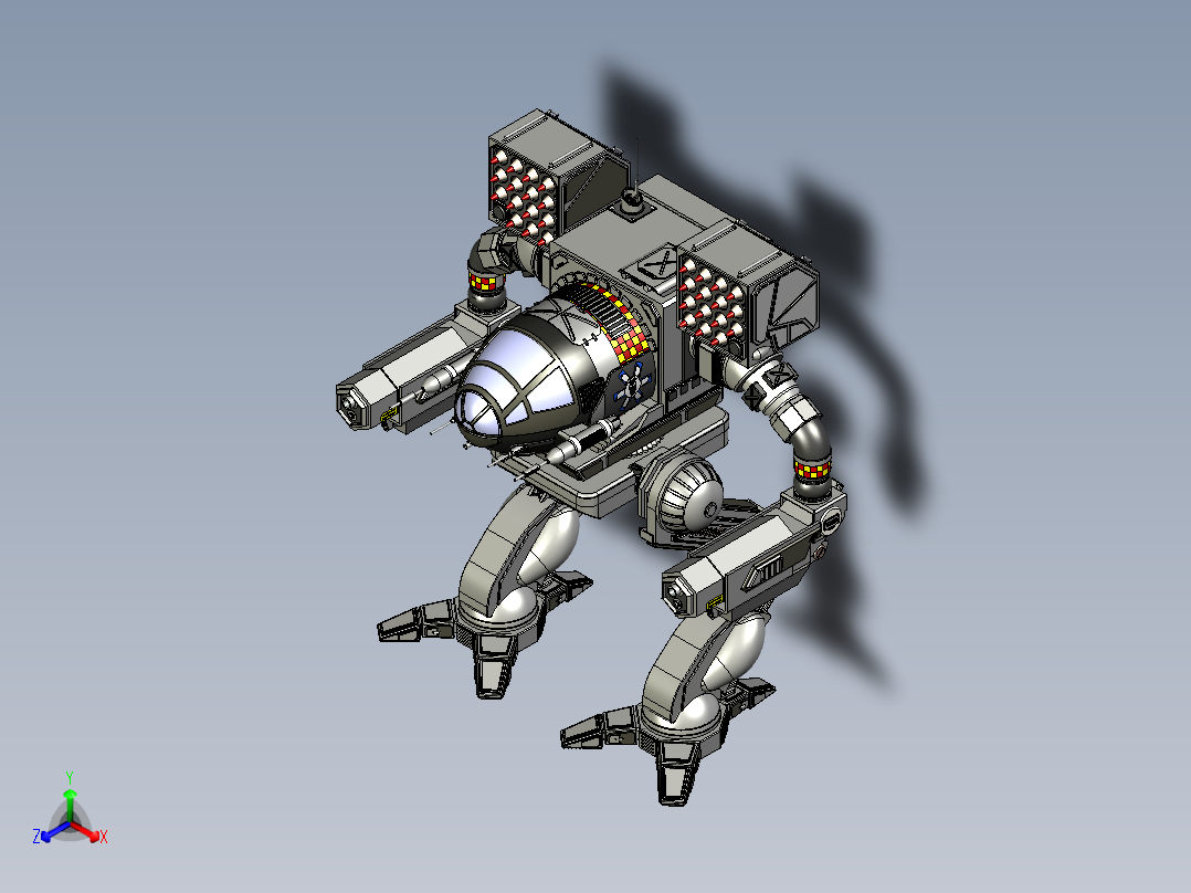MadCat机甲战士机器人造型