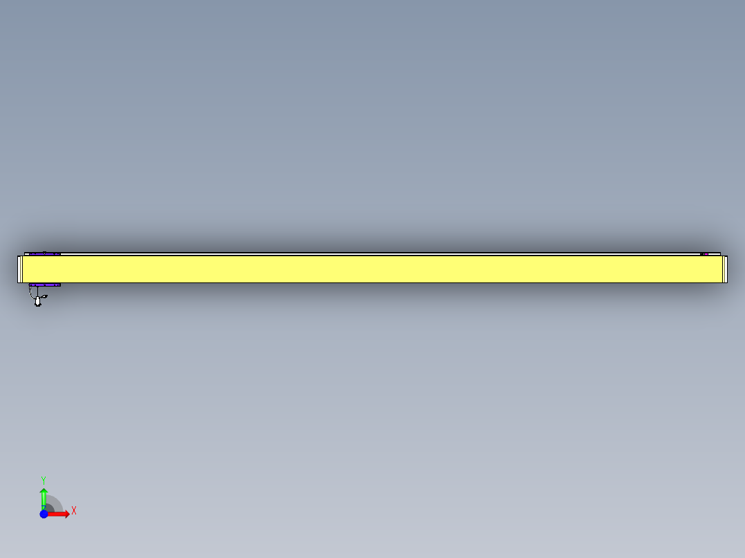 威洛博VL系列直线电机模组-VL14S2-S3400前视图