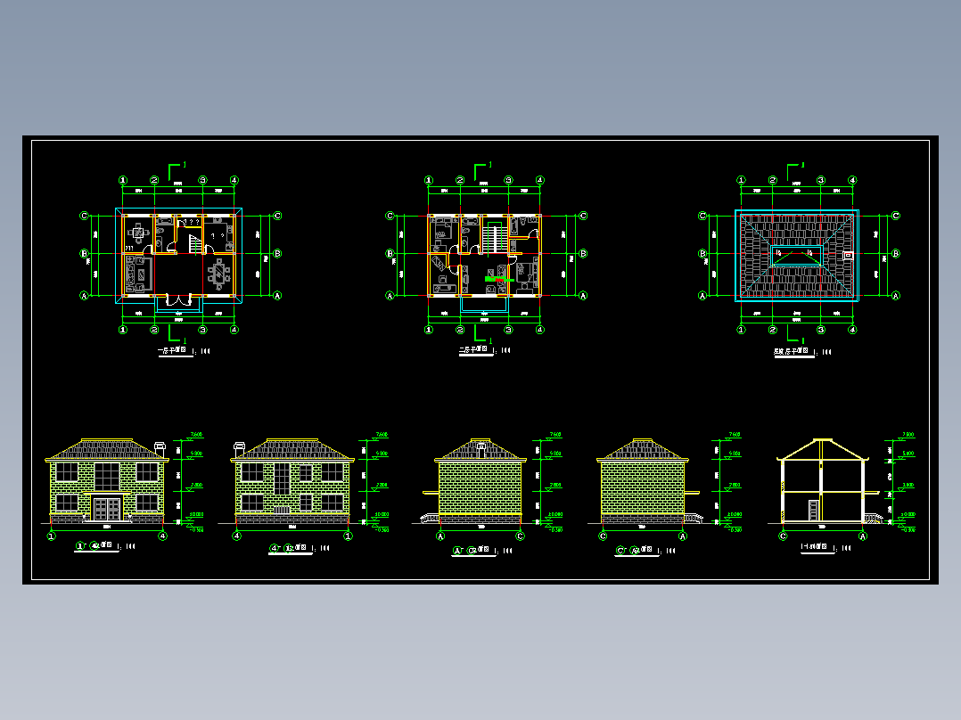 民居住宅方案图