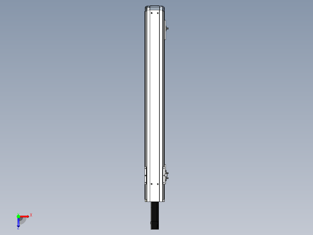 Toyo东佑达直线模组-ETH12-750-BC-100W+煞車俯视图