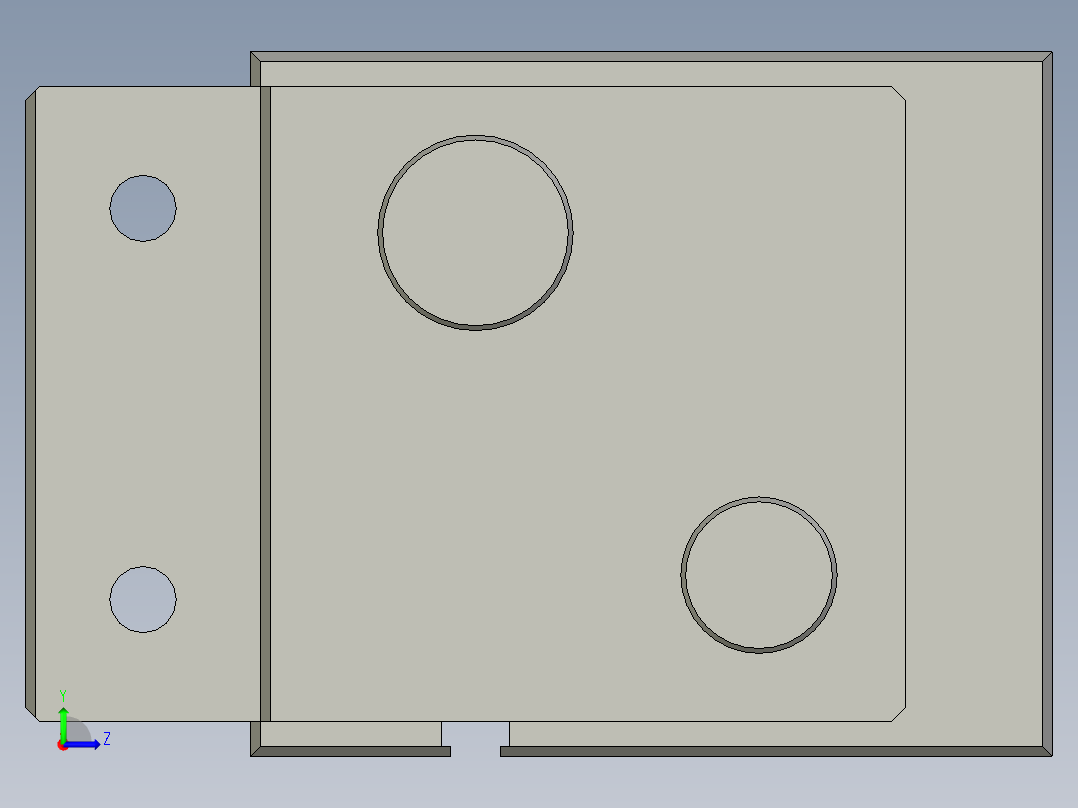 普通气爪PH06-30L左视图