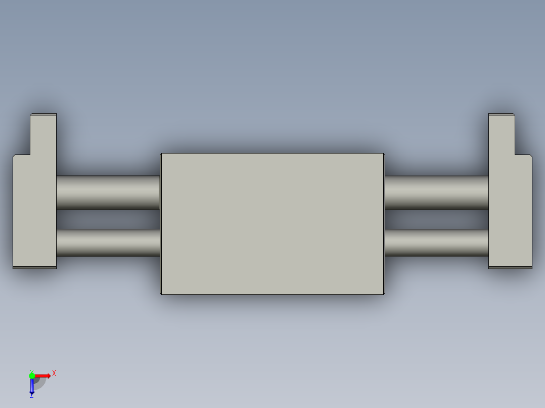 普通气爪PH06-30L俯视图
