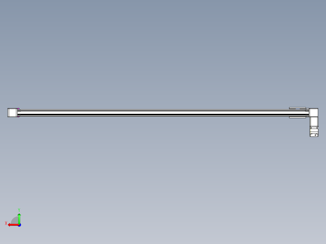威洛博LB.GB同步带传动--欧规系列GB8-L192-S2900-BL-P75-K后视图