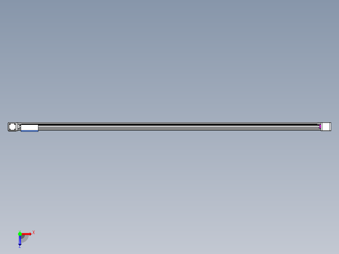 威洛博LB.GB同步带传动--欧规系列GB8-L192-S2900-BL-P75-K俯视图