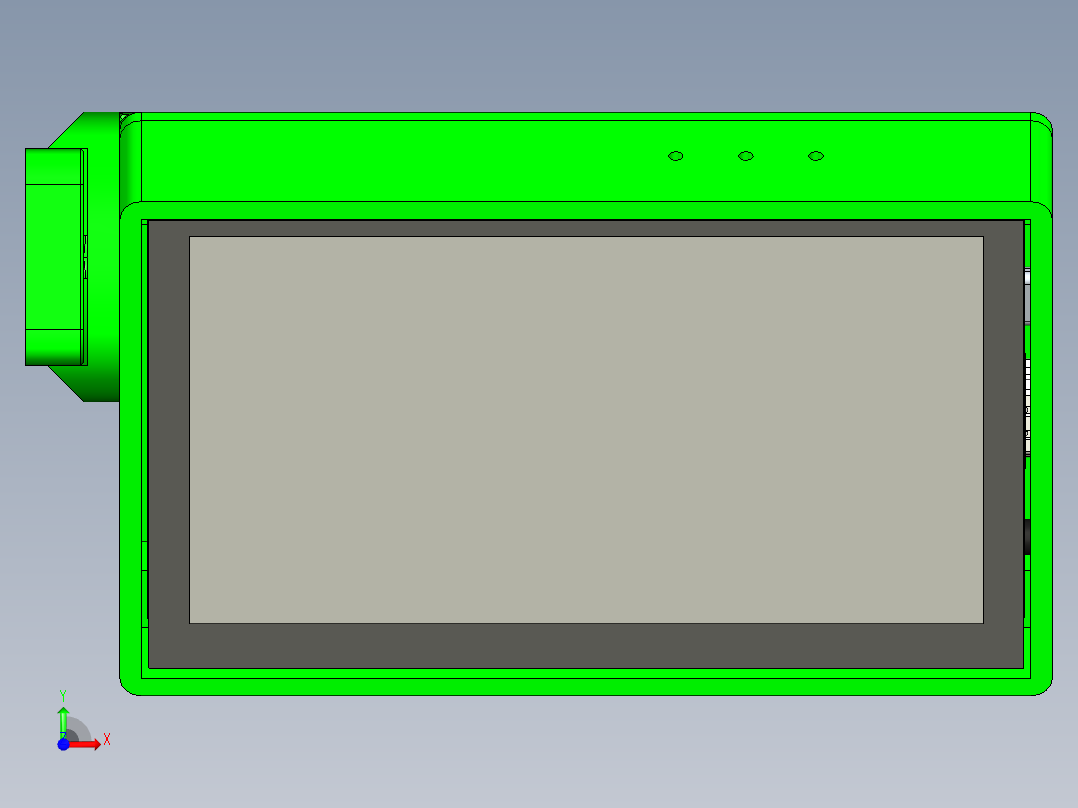 BTT HDMI 5 温室显示控制器液晶前视图