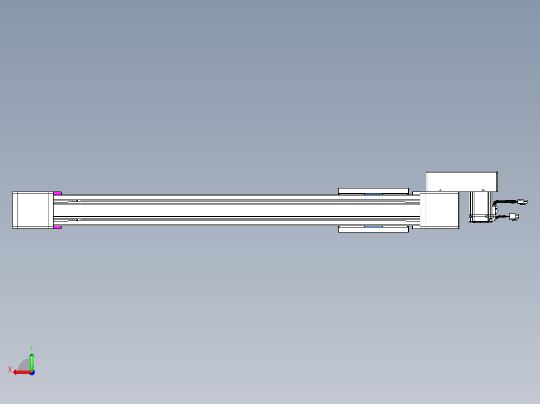 威洛博LB.GB同步带传动--欧规系列GB8-L96-S700-BR-P40后视图