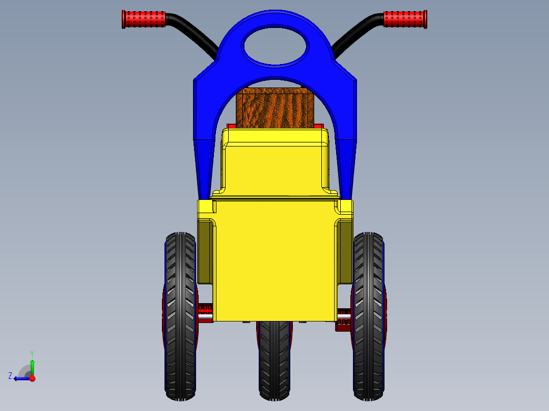 儿童三轮车-5--sw右视图