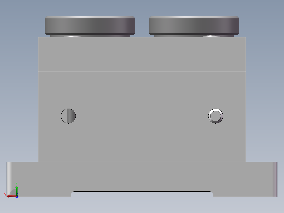 前钢板弹簧吊耳加工工艺及钻2-25孔夹具设计含三维SW二维说明书后视图