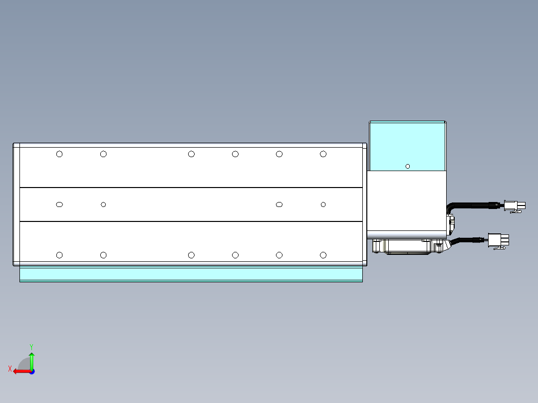 威洛博VBC同步带传动一无尘环境VBC14-L45-S100-BRU-ZP75-C3后视图
