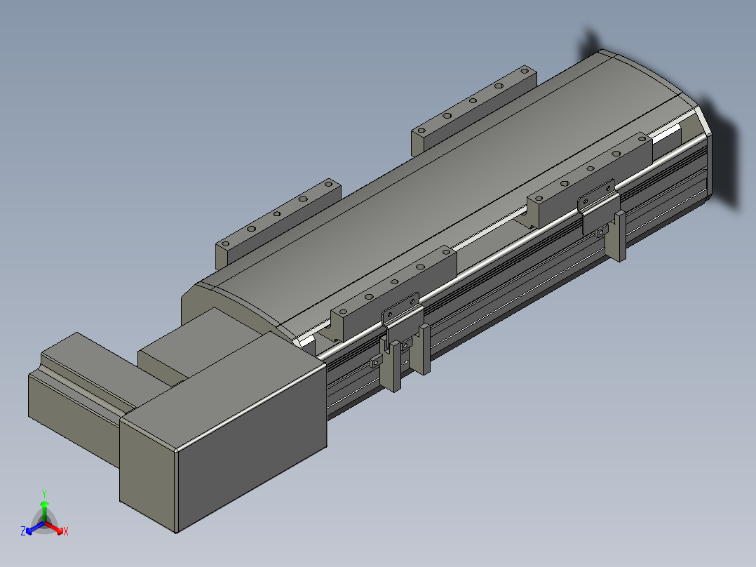 直线模组WG-LHB12-S150-BR设计图纸