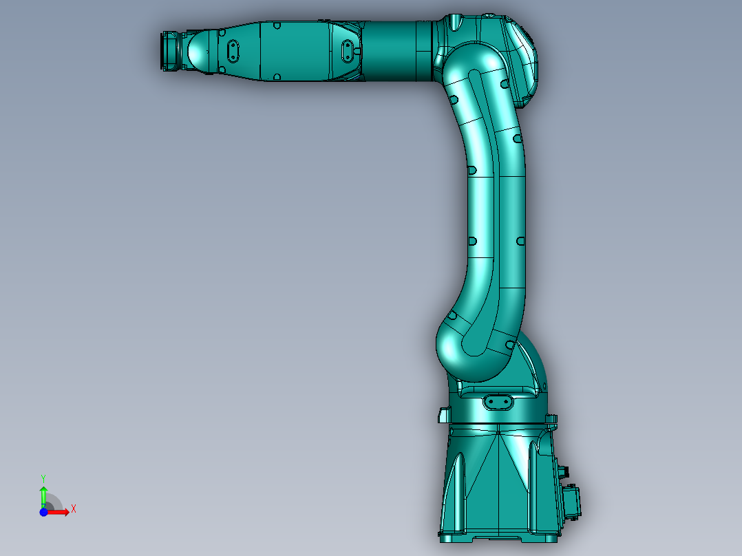 机器人脱模系统前视图