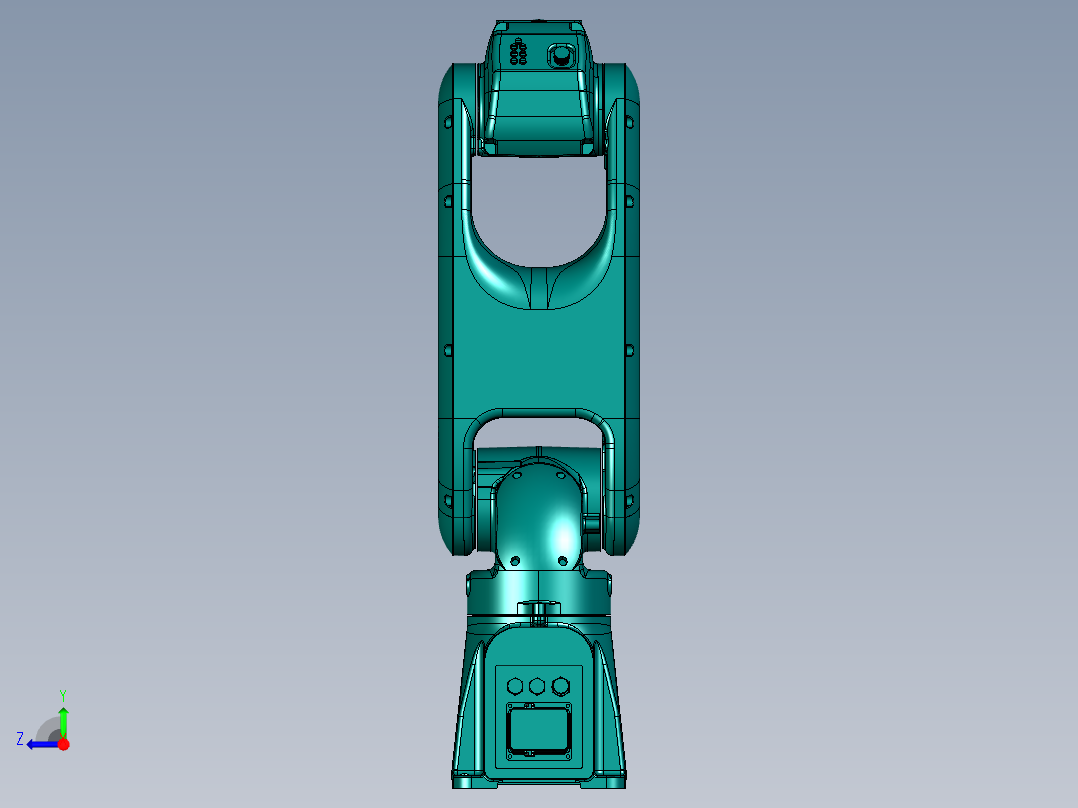 机器人脱模系统右视图