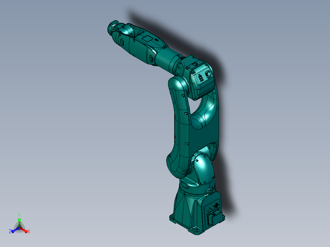 机器人脱模系统正等轴测图