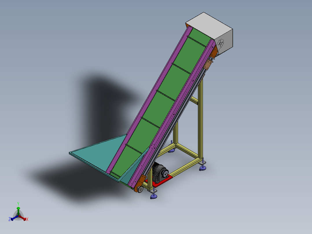 爬坡型皮带<span style='color: red'>输送机</span>
