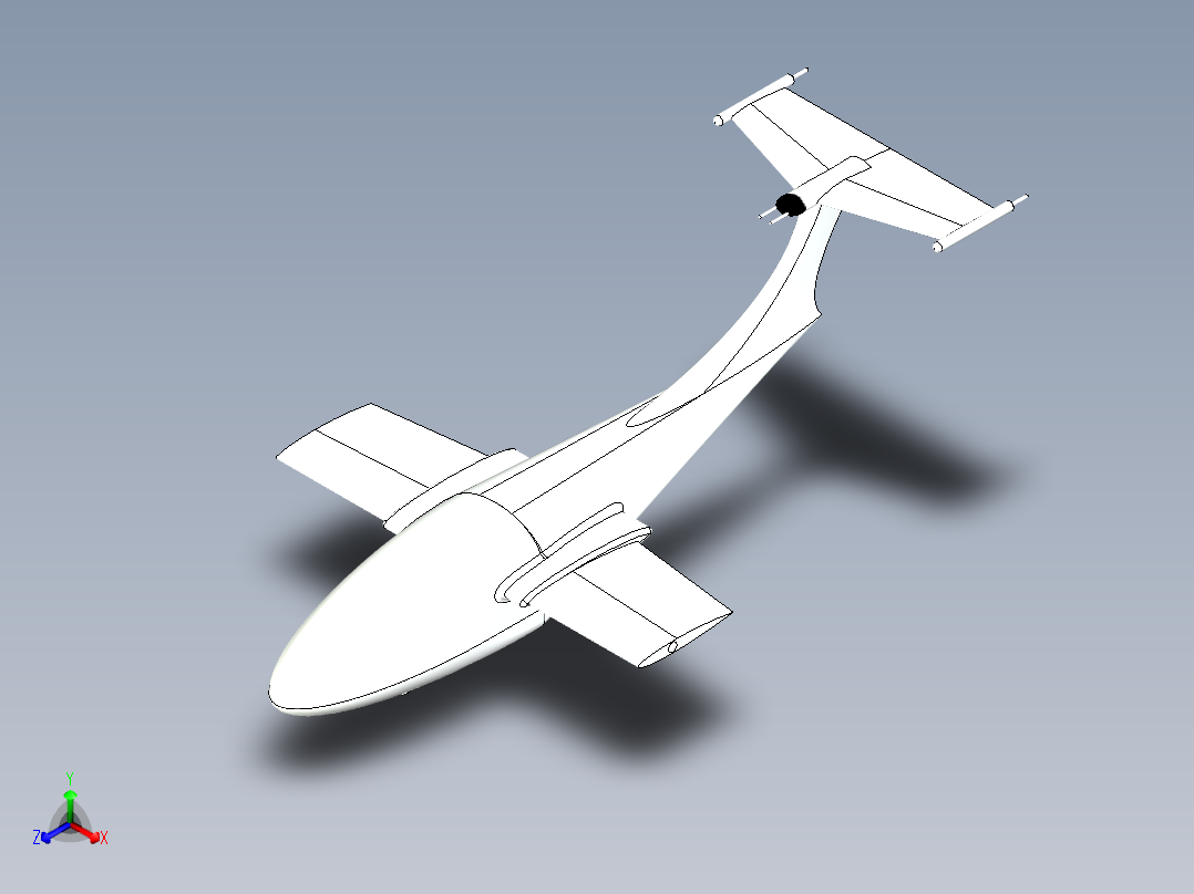 <span style='color: red'>概念</span>飞机<span style='color: red'>3D</span>模型