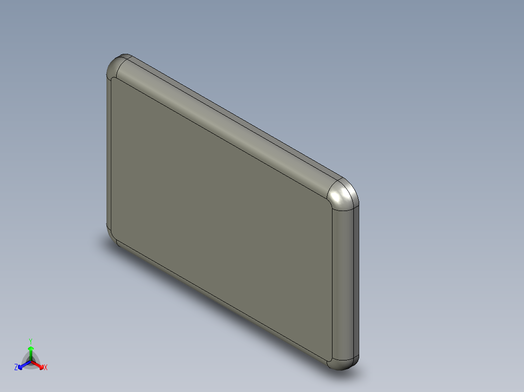 型材-BR 30X45 COVER CAP 3842548779正等轴测图