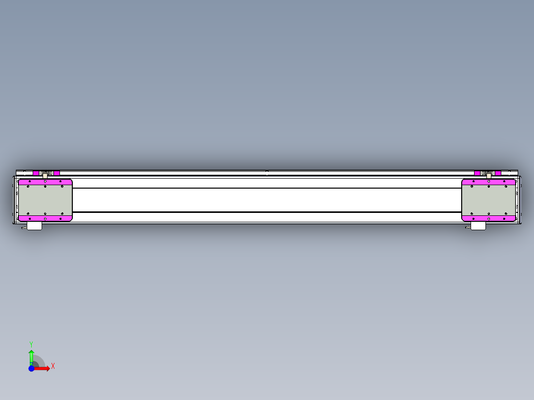 威洛博LC系列3d模型模组2LC14S1Y-S1100前视图